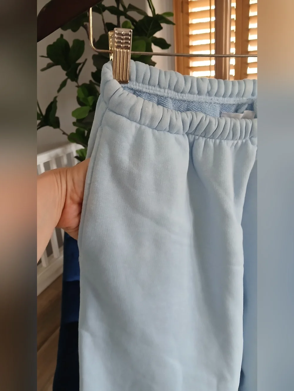 DDAM Adam Sweatpants Retro. in Cashmere Blue. Size M